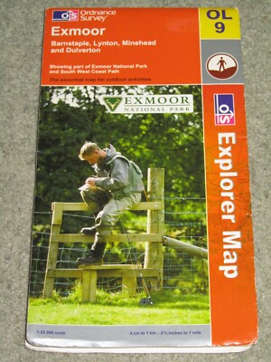 Ordnance Survey Explorer 1:25,000: Sheet OL 9 Exmoor - 2006