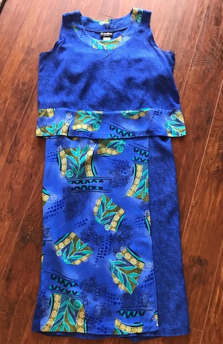 Caribou New York 2 piece Midi Skirt & Matching Top . SZ.S. Gently Pre-Owned . - Picture 2 of 8