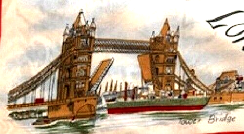 Silk Square Scarf Hello from London! Iconic Monuments of London - Bild 6 von 9