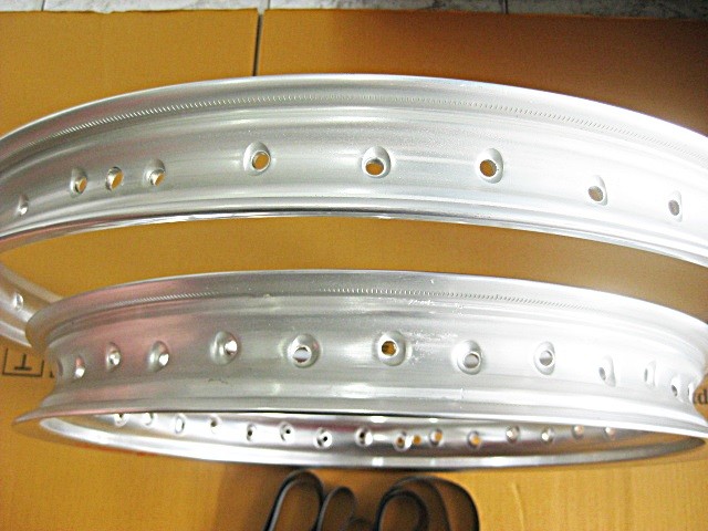 Fit KAWASAKI KE100 A5-A10 76-81 F&R ALLOY WHEEL RIM SET