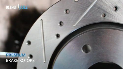 12.6" Vented Rear Drilled Brake Rotors for Volvo XC90 XC60 V60 V90 Cross Country - Video 1 of 1