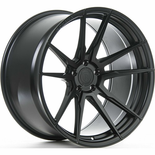 20” ROHANA RFX2 MATTE BLACK CONCAVE WHEELS FOR PORSCHE 987 CAYMAN 20X9 & 11 - Picture 2 of 8