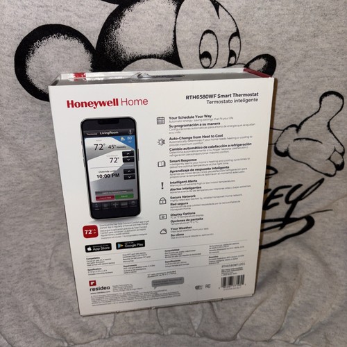 Honeywell Home RTH6580WF Wi-Fi 7-Day Smart Programmable Thermostat - Picture 2 of 5