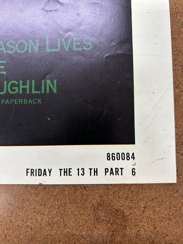 Friday the 13th Part VI: Jason Lives (1986) Original Movie Poster 27x41 - Picture 2 of 9