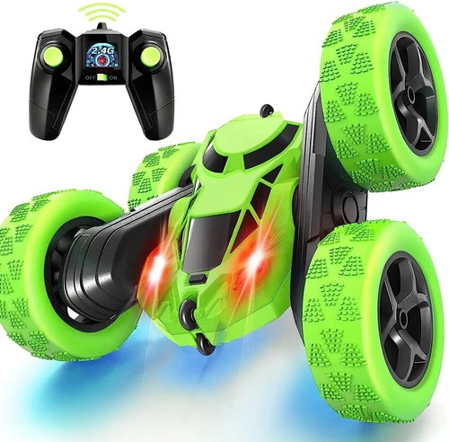 RC Stunt Car Double Sided 360° Rotate Remote Control Off-Road Buggy Flip Kid Toy