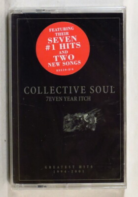 COLLECTIVE SOUL    7even Year Itch (Greatest) 2001 Rare US cassette SEALED 