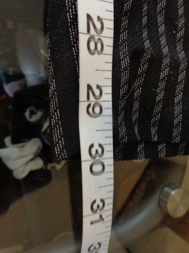 Casual Corner Pants Women's 12 Black White High Waist Pleated Dress Pants New - Picture 12 of 12