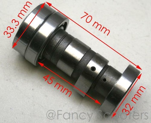 CAMSHAFT FOR 110-125CC SSR TAOTAO ROKETA SUNL APOLLO COOLSTER ATV DIRT BIKE - Foto 3 di 3