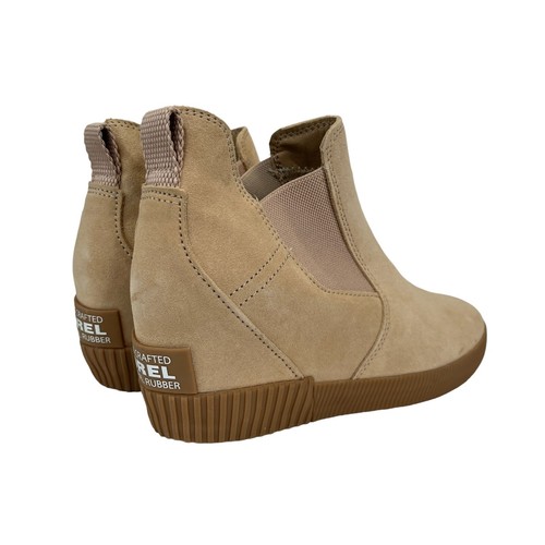 Sorel Women's Out N About Slip-On Wedge Bootie NL4702-257 - Natural Tan Size 8.5 - Picture 8 of 12