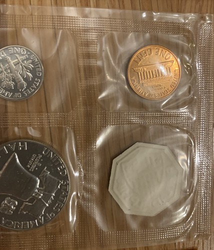 1961 EE. UU. conjunto de prueba de 5 monedas 90% sobre original de plata y paquete plano para violonchelo - Imagen 3 de 11