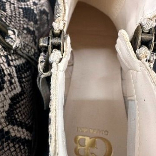 Stivaletti stivaletti NUOVI Gianni Bini pelle di serpente stampa serpente pelle zip laterale misura - Foto 12 di 13