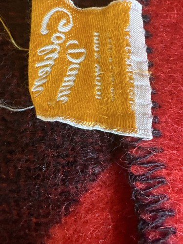 Blanket Golden Dawn by JC Penney Co 100% Wool Large Vintage - Picture 6 of 8