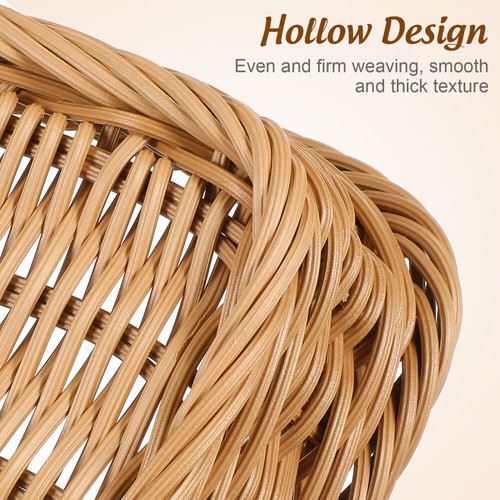 Jute Storage Baskets Woven Seagrass Basket Rattan Serving Basket - Picture 11 of 11