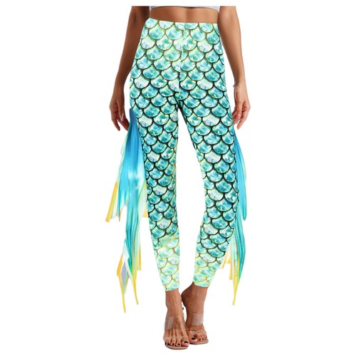 Damen Hose Stretchy Yoga Sporthose Metallic Tights Bühne Gym - Bild 65 von 117