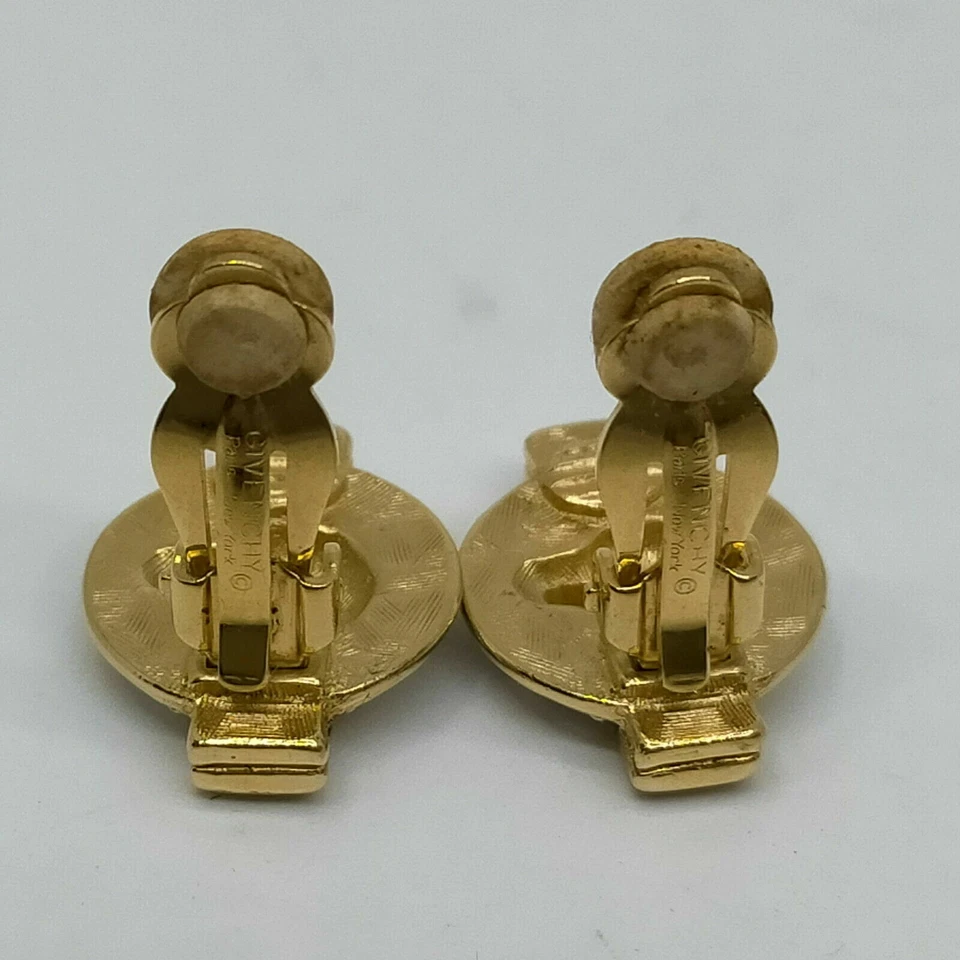100% Authentic Givency Earring Gold - Image 3 of 4