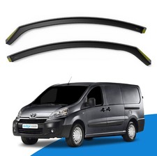 TOYOTA Proace MK1 2013-2016 2/4 Door Van Wind Deflectors 2pc Edgevisors Tinted