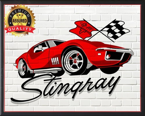 Corvette - Stingray - 1970s - Metal Sign 11 x 14 - Picture 3 of 4