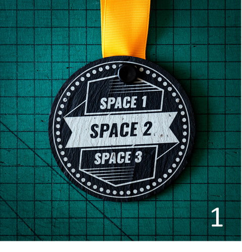 Medal Sports Sport Customised Logo Slate Running Cycling Participation Finisher - Picture 2 of 12