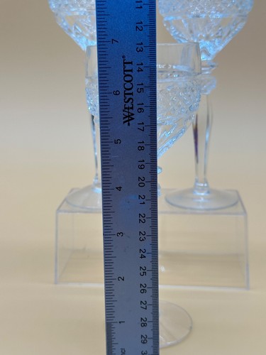 3 RIEKES-CRISA Williamsburg 7”Crystal Wine Hock Liqueur Cordial Glass Holds 3 Oz - Picture 7 of 10