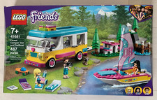 New LEGO Friends Forest Camper Van and Sailboat 41681 Building Kit
