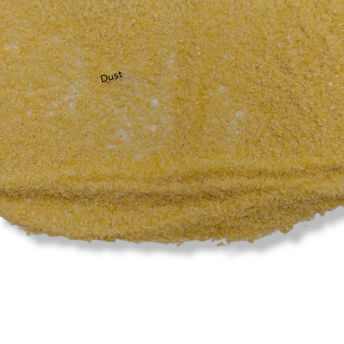 Incrustación de anillo para carpintería de arena piedra en polvo de coral amarillo triturado - Imagen 8 de 20