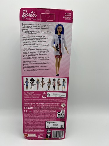 Barbie You Can Be Anything Scientist Doll w/Microscope,  Lab Coat & Goggles New - Picture 2 of 4