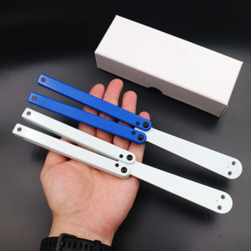 1pc POM Plastic Safety Durable Practice Butterfly Trainer Knife Toy - Foto 2 di 15