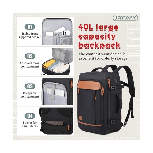 Joyway Expandable Luggage Sets 5 Piece, Lightweight Hard Shell Travel Suitcas... - Picture 5 of 9