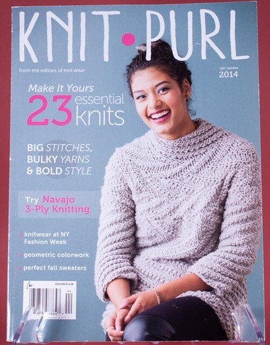 Knit Purl Knitting Magazine Fall Winter 2014 - Picture 1 of 7