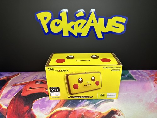 NEW NINTENDO 2DS XL POKEMON PIKACHU EDITION CONSOLE COMPLETE BOXED NEW