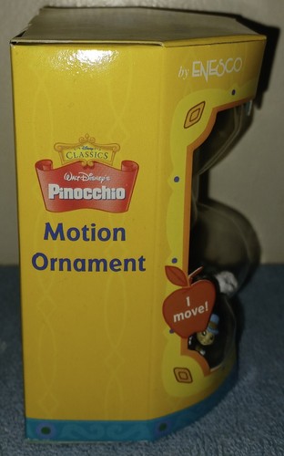 Enesco Disney Pinnochio Ornamento Disney Pinocho en Jaula Movimiento Ornamento *NUEVO* - Imagen 6 de 7