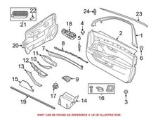 Genuine OEM Door Window Switch Front Driver Left for BMW 61319241956