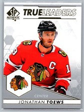 2022-23 SP Authentic #TL-22 Jonathan Toews True Leaders Chicago Blackhawks