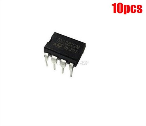 10Pcs TDA2822M SCS2822 12V DIP-8 TDA2822 Voltage Power Amplifier A+ vh