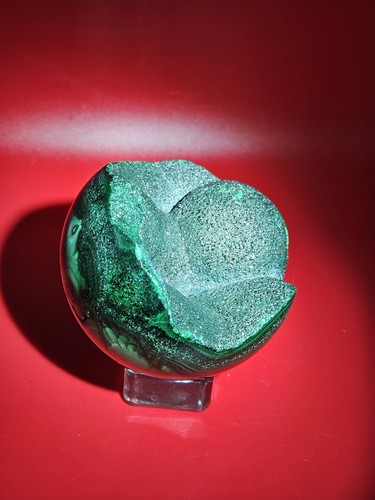 Glänzende natürliche Malachit Quarz Druzy Kugel Kristall Sammlung Heilung 1+ Pfund - Bild 4 von 20