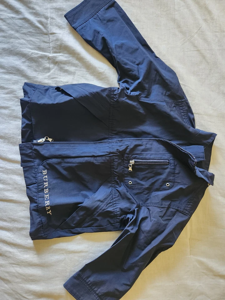 Burberry London Niños Niñas Niños Pequeños Chaqueta con Capucha Azul Marino Talla 2 3 Japón Foto 3 de 3