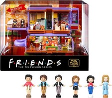 Polly Pocket Collector Friends TV Show Compact Playset 6 Dolls 9 Accessories