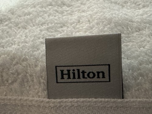 Hilton White Hand Towels -  Soft Cotton Super Absorbent Hotel towel 4-Pk 16X30 - Picture 5 of 6