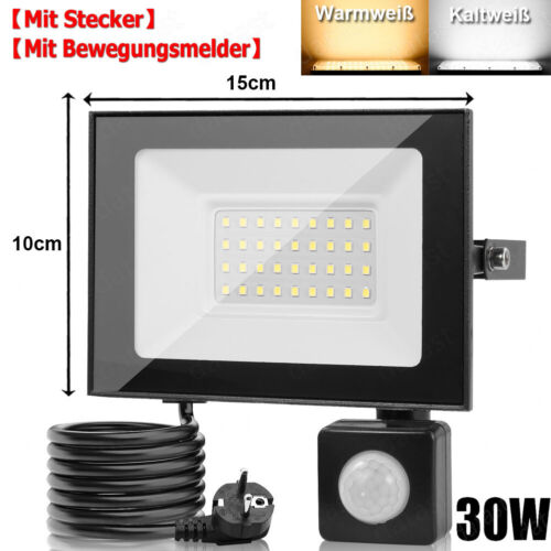 LED Fluter Außen Strahler Scheinwerfer DE 10W 20W 30W 50W 100W 200W 300W 500Watt - Bild 33 von 35