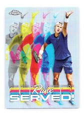 2024 Topps Chrome Tennis #SER-HR Holger Rune Served Refractor Insert -