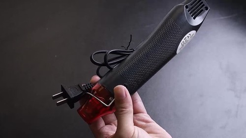 300W Heißluftgebläse verstellbar Mini Heißluftpistole zum Selbermachen Handwerk Schrumpfen Verpackung 220V - Video 1 von 1