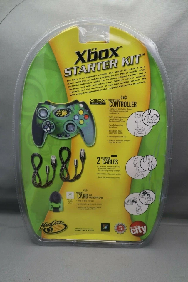 MADCATZ CONTROLLER STARTER KIT FOR XBOX BRAND NEW SEALED - Image 2 of 4