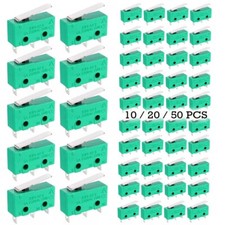 10/20/50Pcs KW4-3Z-3 Micro Switch SPDT NO NC 3 Terminals Short Straight Lever US