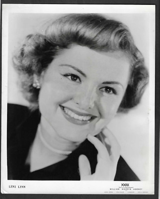 HOLLYWOOD BEAUTY Leni Lynn AMERICAN ACTRESS VINTAGE 1949 ORIGINAL PHOTO