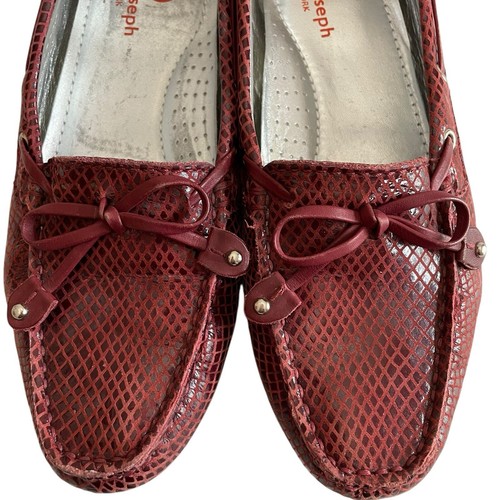 Marc Joseph New York Women Sz 7.5 Cypress Hill Leather Burgundy Round Toe Shoe - Picture 18 of 18