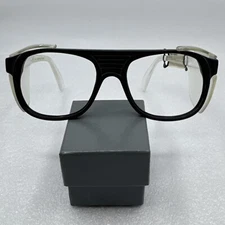 AO American Optical Safety Glasses W/Side Shields Falcon Black 52-17 145mm