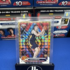 2023-24 Topps Chrome Basketball ROOKIE Liam Robbins Geometric GOLD /50 #174