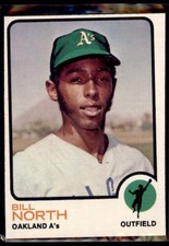 1973 Topps Bill North Rookie Oakland Athletics #234 2155