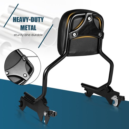Respaldo barra Sissy vertical con almohadilla para Harley Softail Fat Boy Breakout 18-más tarde - Imagen 2 de 8