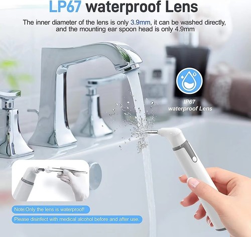Impermeable Luminoso Limpieza de Oído Endoscopio WiFi Inteligente Visual Oído Cuchara - Imagen 2 de 6